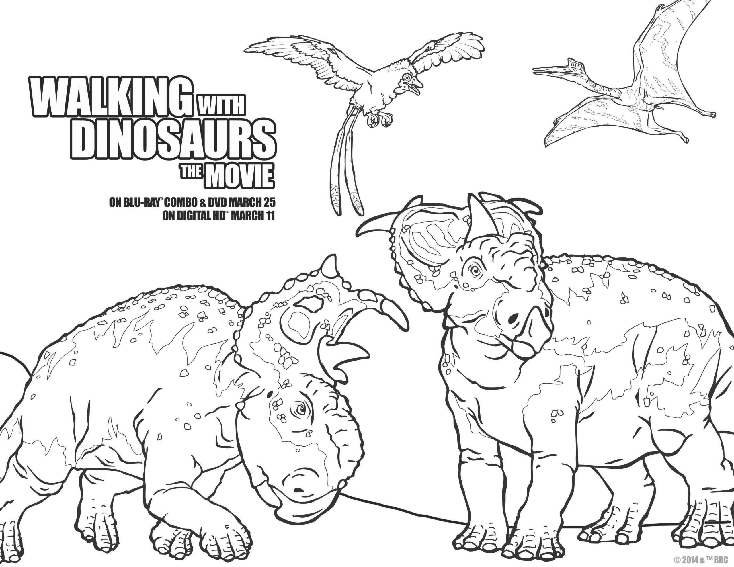 walking with dinosaurs coloring pages - photo #8