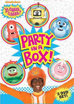 Yo Gabba Gabba Muno Foofa Brobee Toodee and Plex Waving Edible