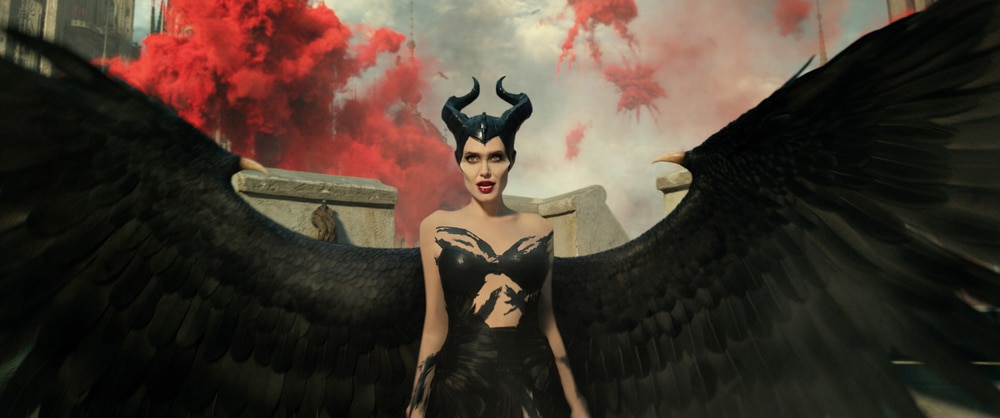 Angelina Jolie is Maleficent in Disney's MALEFICENT: MISTRESS OF EVIL.