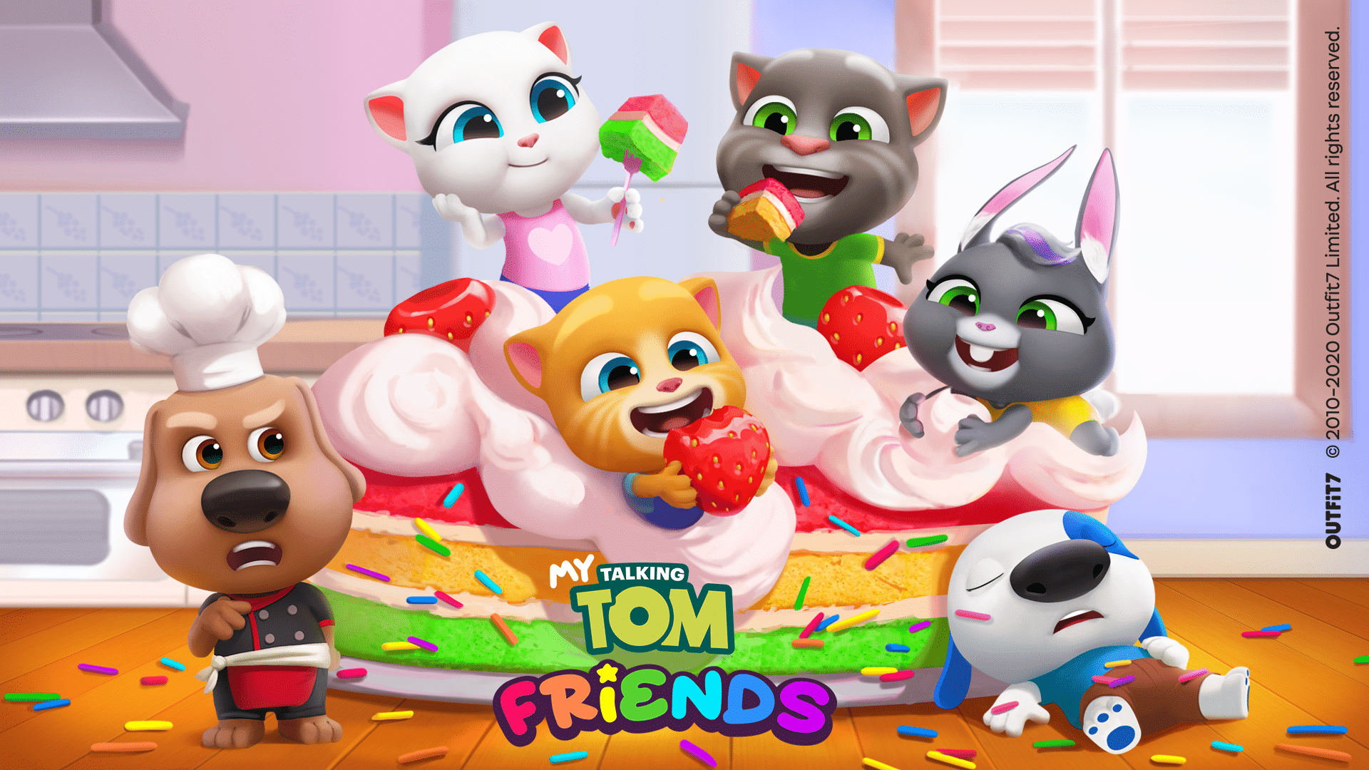 Игра talking Tom friends